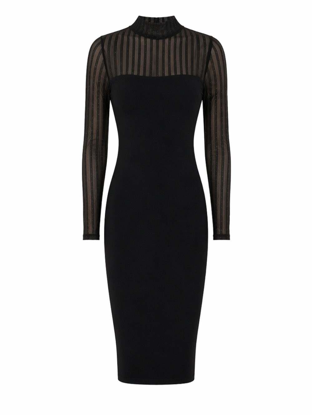 Almost Famous Black Long Sleeve Dress
